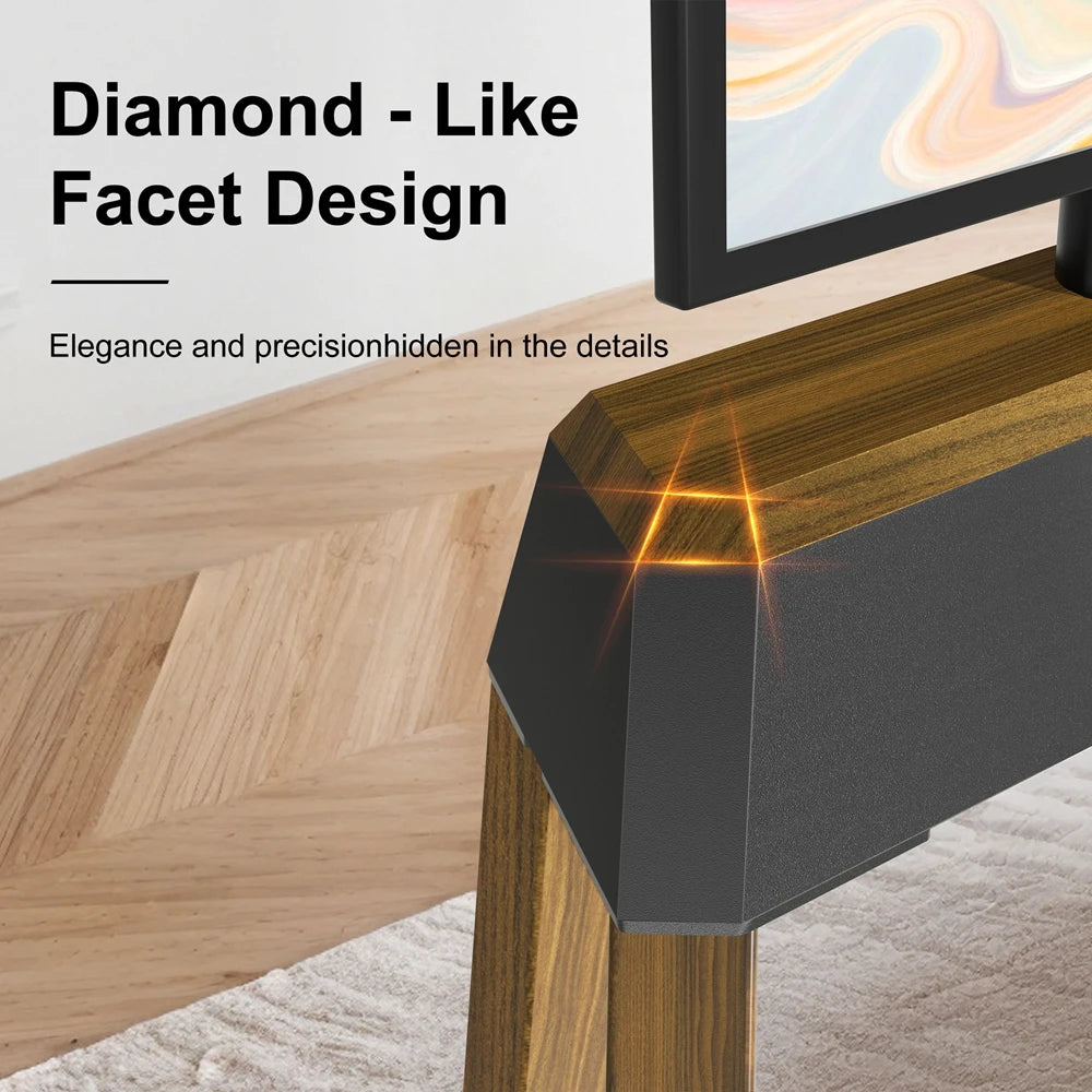 Heavy Duty Steel TV Floor Stand for 40-86 Inch Height Adjustable TV Mount