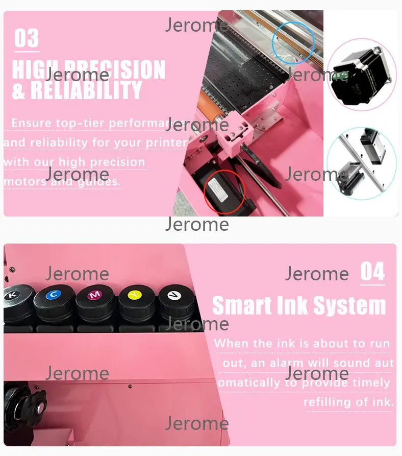 UV DTF Printer 13Inch XP600 A3 DTF Transfer Sticker Printing Machine A4 Print Dimension Libby Model