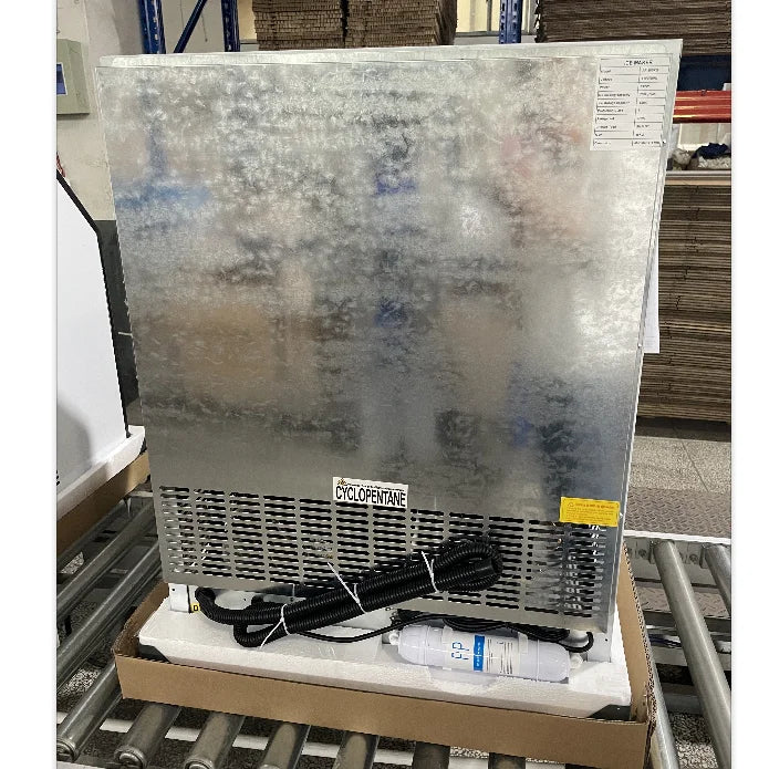 Commercial Ice Maker 200kg/24H Stainless Steel Ice Cube Maker Machine