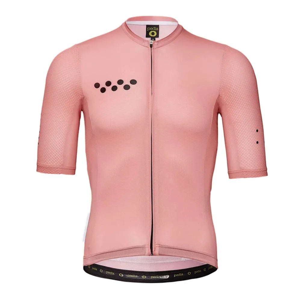 The pedla 2021 Summer Men's New Arrivals Short Sleeve Jersey Maillot Shirt Ciclismo Outdoor Quick Dry MTB Sports Triathlon Tops
