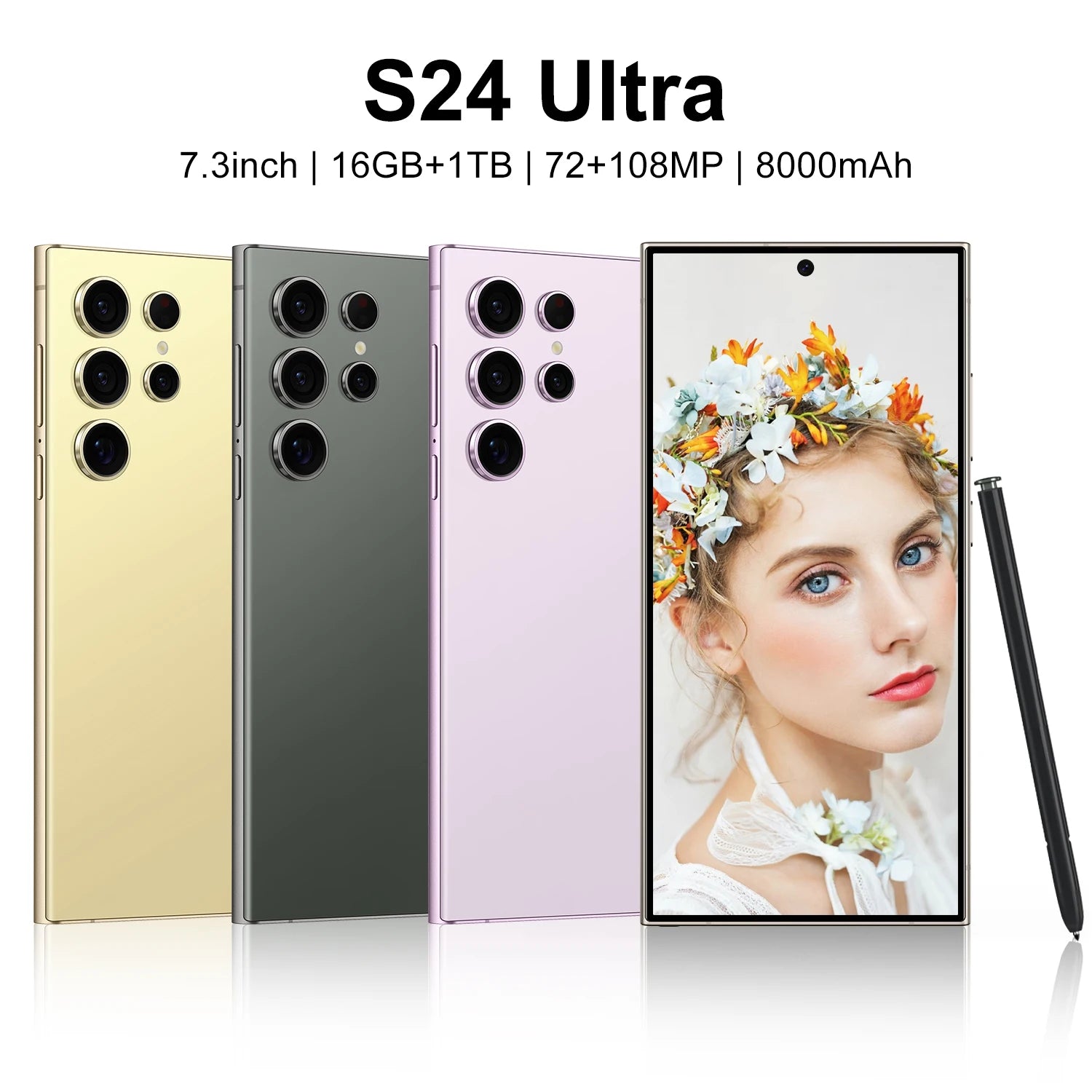 Wholesale Original Brand New S24 ULTRA Android Smartphone 5G 1TB Global Version Condition for Cellular Mobile Phone