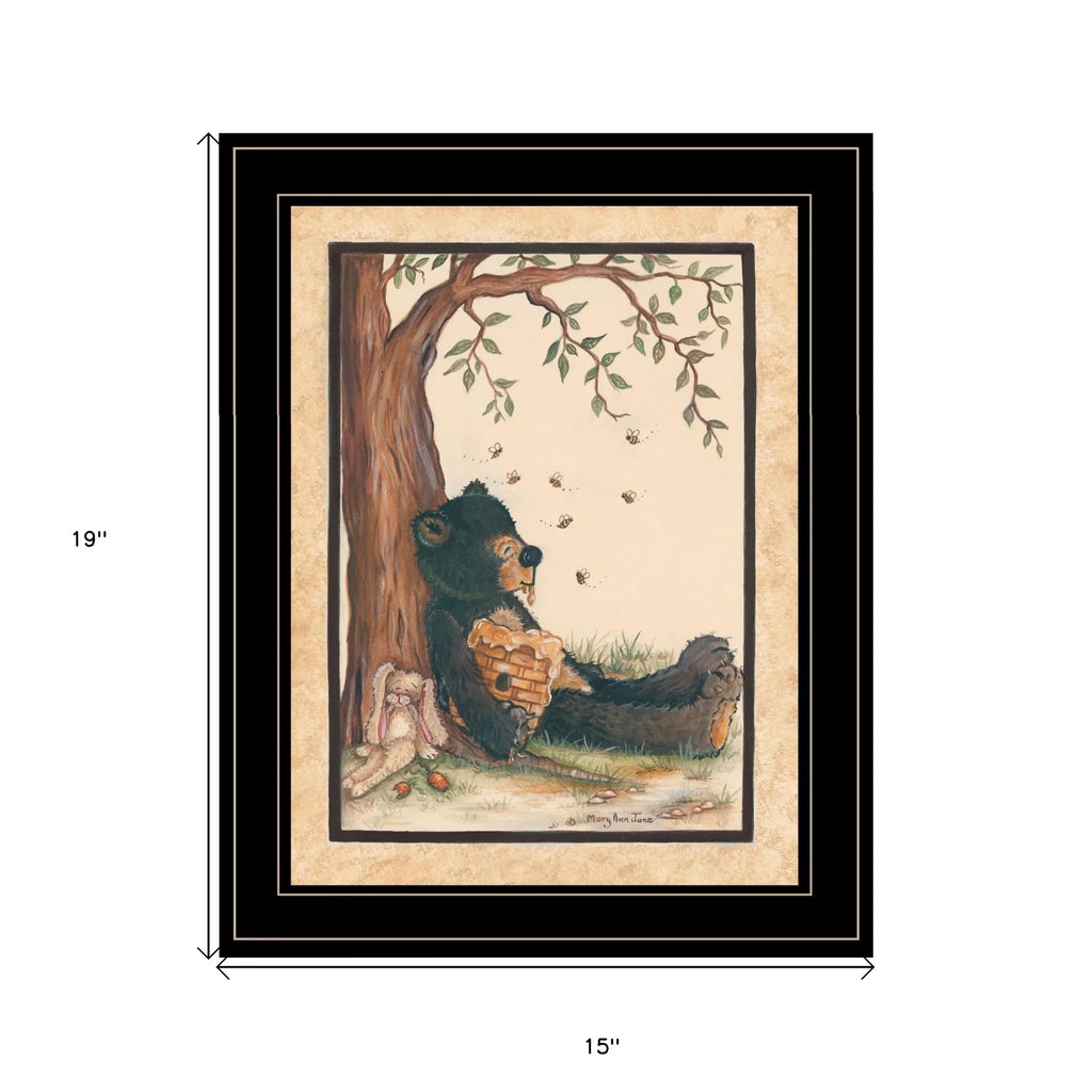 HMS Nap Time 2 Wall Art Black Framed Print for Home Decor