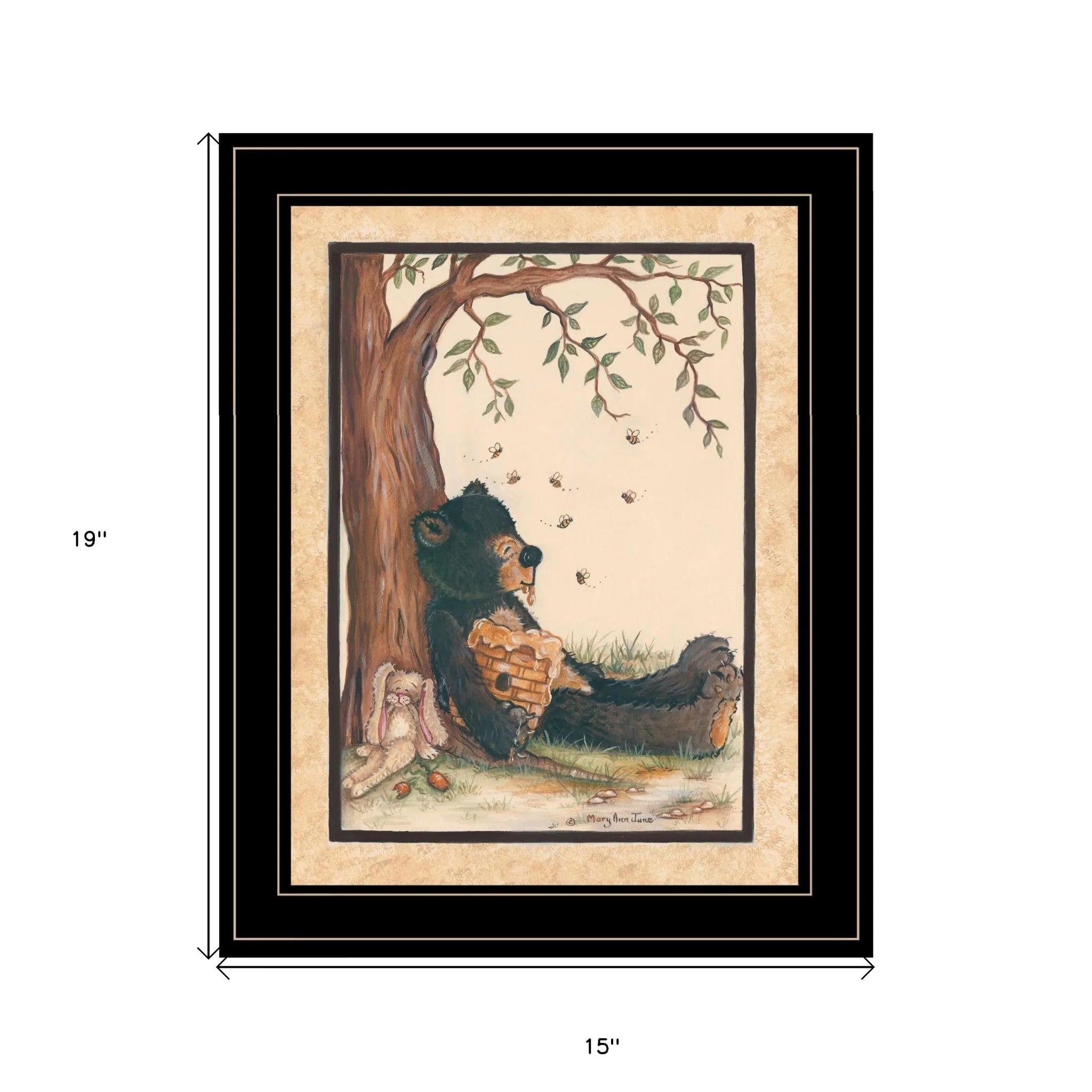HMS Nap Time 2 Wall Art Black Framed Print for Home Decor