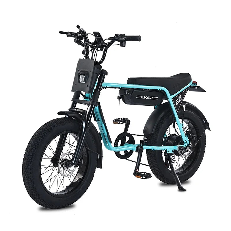 New ZX 750W Akez Super73 Ebike 20 Inch Miami 73 Cafe Racer Electric Dirt Bikes Engine Electric Pit E Bike with Pedals