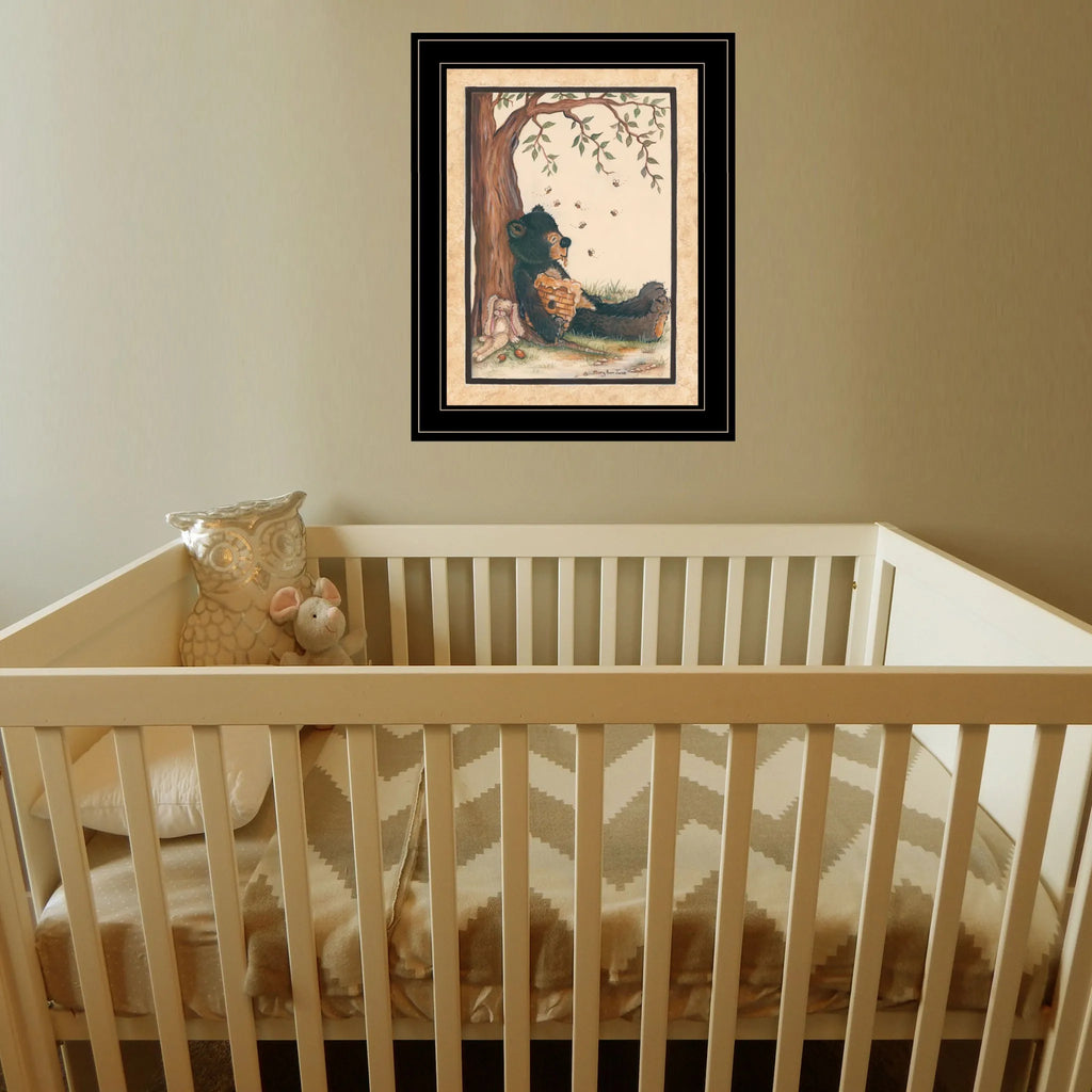 HMS Nap Time 2 Wall Art Black Framed Print for Home Decor