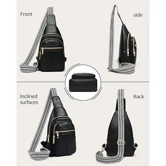 Small Sling Bag for Women Men Crossbody Bags Trendy Bakpack Fanny Packs Chest Bag for Travel