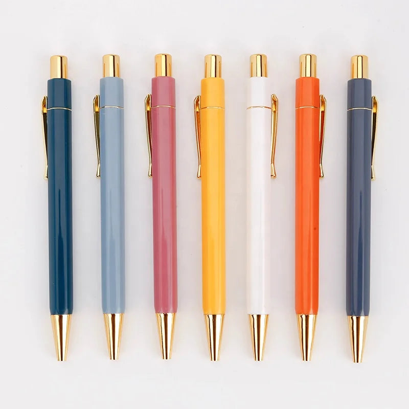 High Quality Gold Hexagon Metal Pen Clip, Gifts Pen With Logo