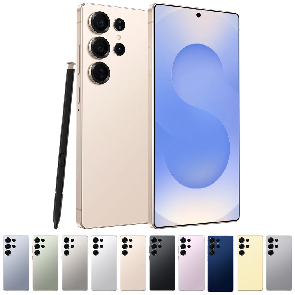 Free Shipping Hot Selling Original 5g S25 Ultra Smartphone With Deca Core Cpu 16gb Ram 108mp Rear Camera Dual Sim Hd Screen