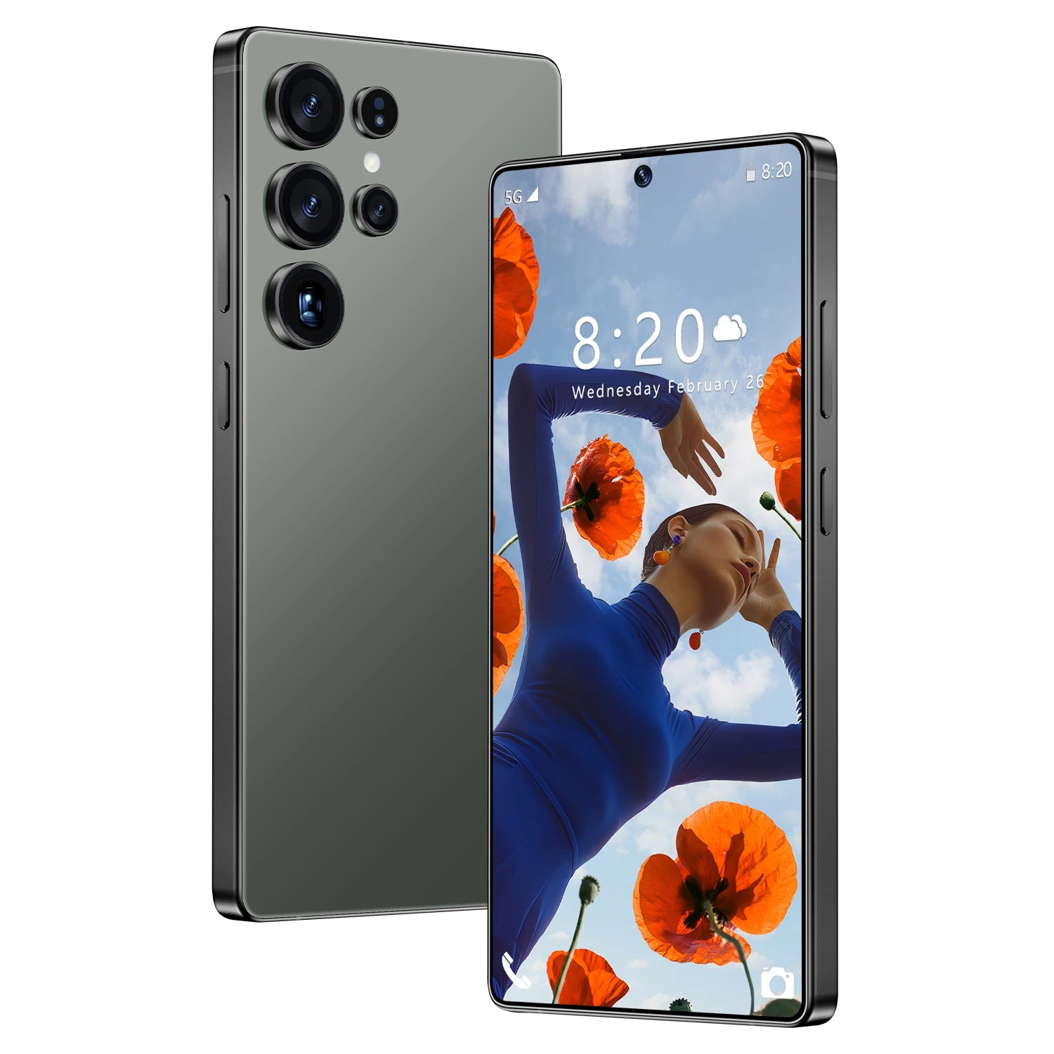2025 Brand New Hot S25 Ultra Original 16G 1T Global Version S26 Smartphone OctaCore CPU Dual Sim Card 108MP CDMA Gaming Phone