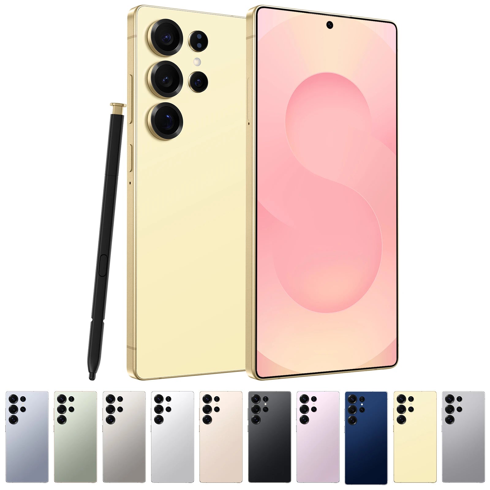 S25Ultra Mobile 4K 108MP Dual Stereo Speakers for Audio-Visual Entertainment Octa Core CDMA/LTE 65W French Spanish English