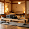 Usa Warehouse Local Stock Oak Foldable Studio Pilates Machine Pilates Equipment Home Professional Portable Pilates Reformers