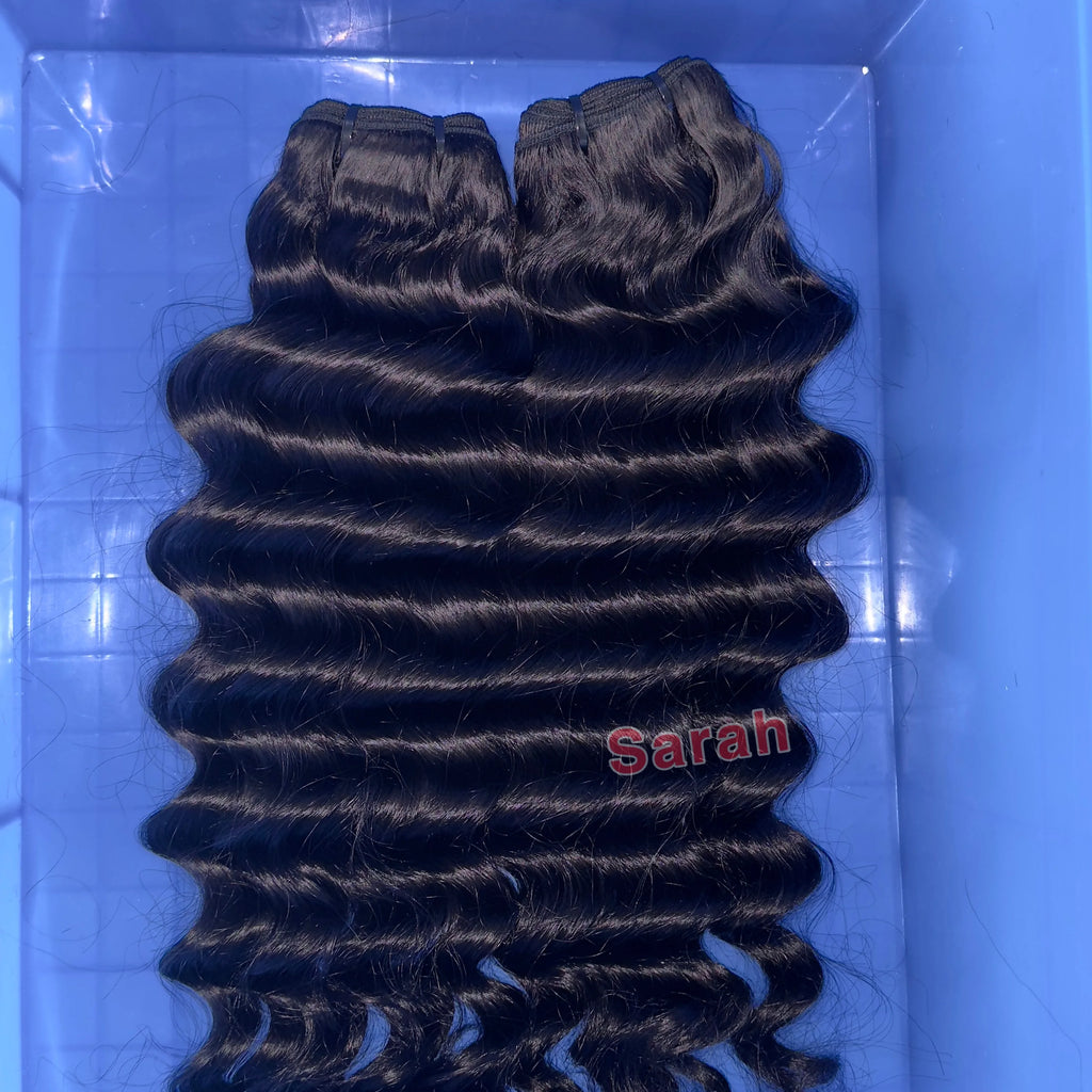 حزم شعر بشري مجعد بورمي، لحمة مزدوجة فائقة، شعر مسحوب 13×6، دانتيل أمامي عالي الدقة، شعر كمبودي خام مموج طبيعي، وصلات هندية