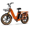 Yijiao Women Step Through High Speed 20inch Fat Tire Disc Brake 750W Mountain Bicycle Ebike Electric Bike With Lithium Battery