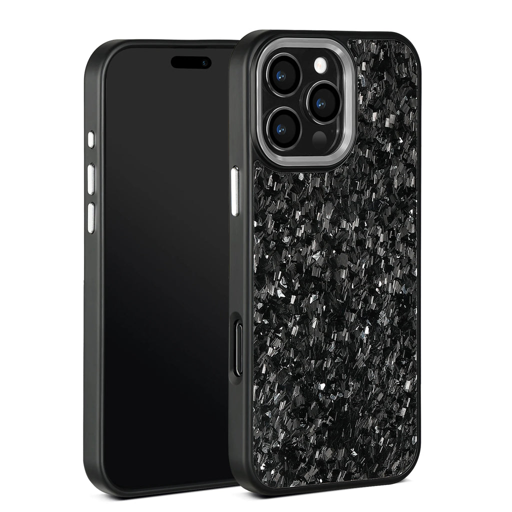 Factory Direct Sale Purple Metal Lens Frame with Forged Carbon Fiber with Purple /red/blue/gold for iphone 16 Pro Max case
