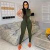 2023 Spring New Women's Sleeveless Lace Hollowed Out Slim High Waist Sports Jumpsuit Gym Jumpsuit
