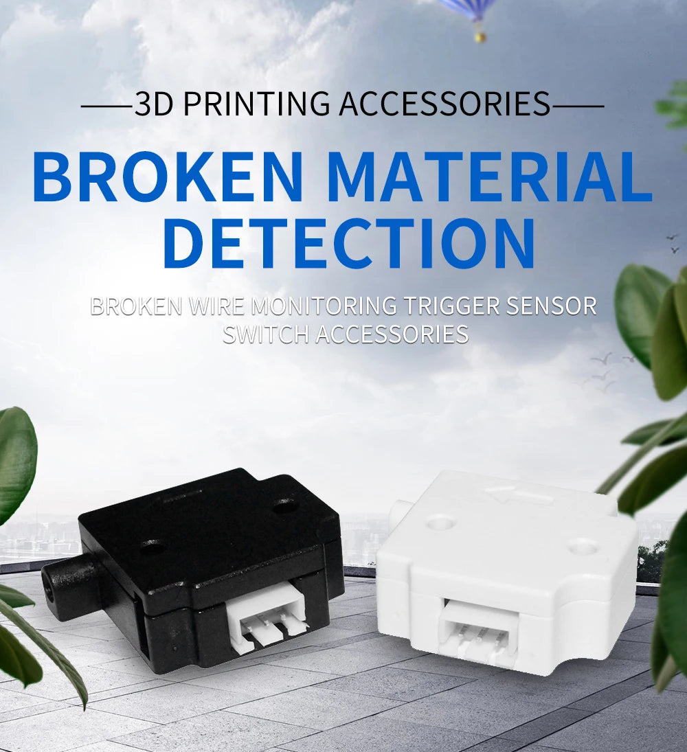 3D Printer Filament Break Detection Module With 1M Cable Run-out Sensor Material Runout Detector For Ender 3 CR10 3D Printer