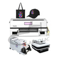 Easy to Use A3 DTF Printer Bundle with XP600 Complete Kit for Heat Transfer on Cotton T Shirts Custom Clothing Fabric Items