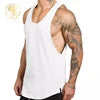 Custom Logo Running Workout Athletic Vest Fitness Wear Men Gym Stringer Muscle Cotton Men's Blank Sports Oversized Tank Tops