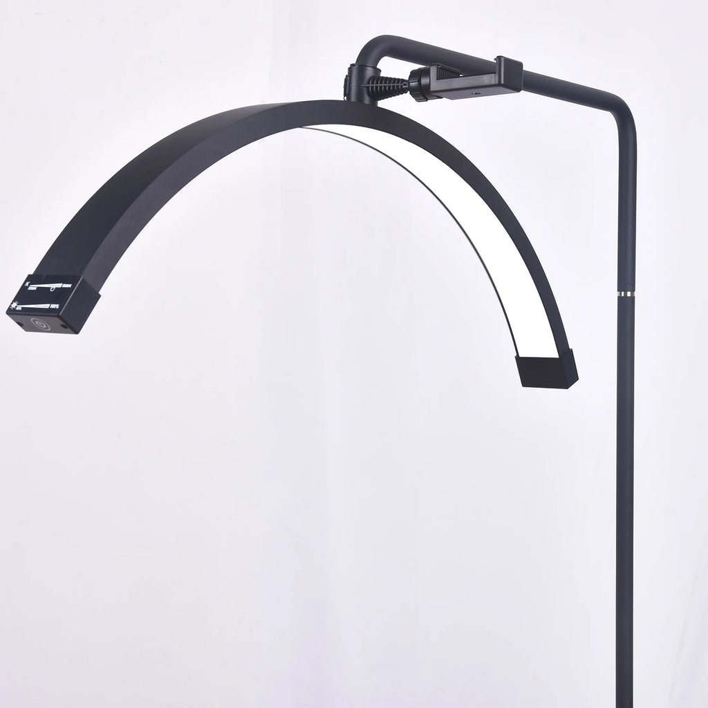 For FOSOTO FT-Y9 28 Inches 45W Half Moon Light with Rhinestone Lighting Beauty Phone Holder Eyelash Extensions Lighting