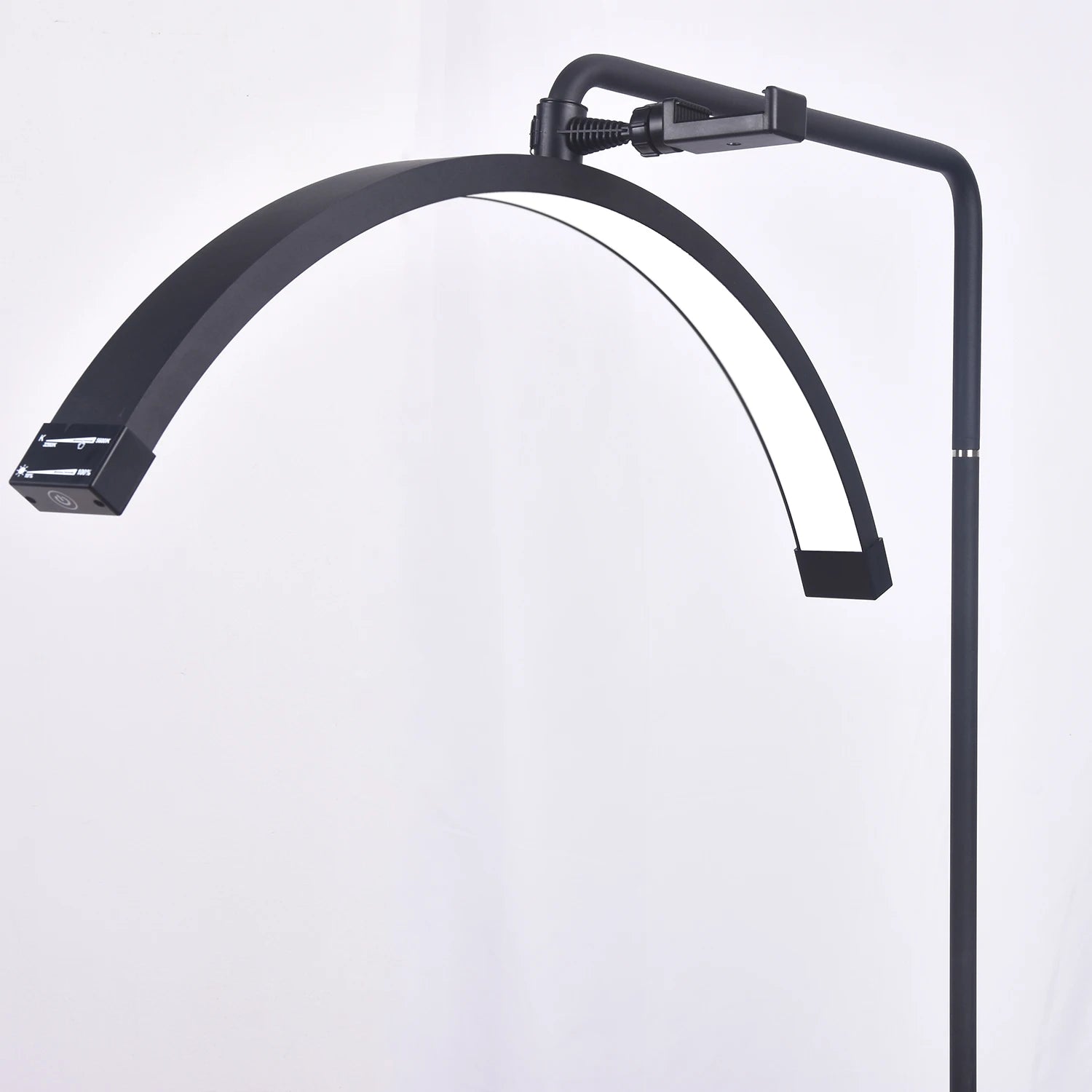 For FOSOTO FT-Y9 28 Inches 45W Half Moon Light with Rhinestone Lighting Beauty Phone Holder Eyelash Extensions Lighting