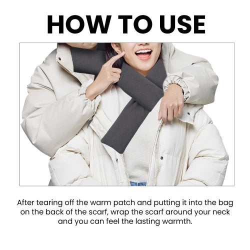 Houkea Heating  Winter Protector Hot Compress Neck Cover Cold Anti-Freezing Heat Scarf Warm Baby
