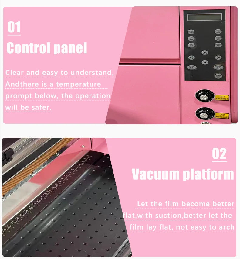 Haolic High-Speed UV DTF Combo: Integrated Laminator & Roll-to-Roll Printer for DIY 16oz Cup Mug Decal Wrapping Small Business