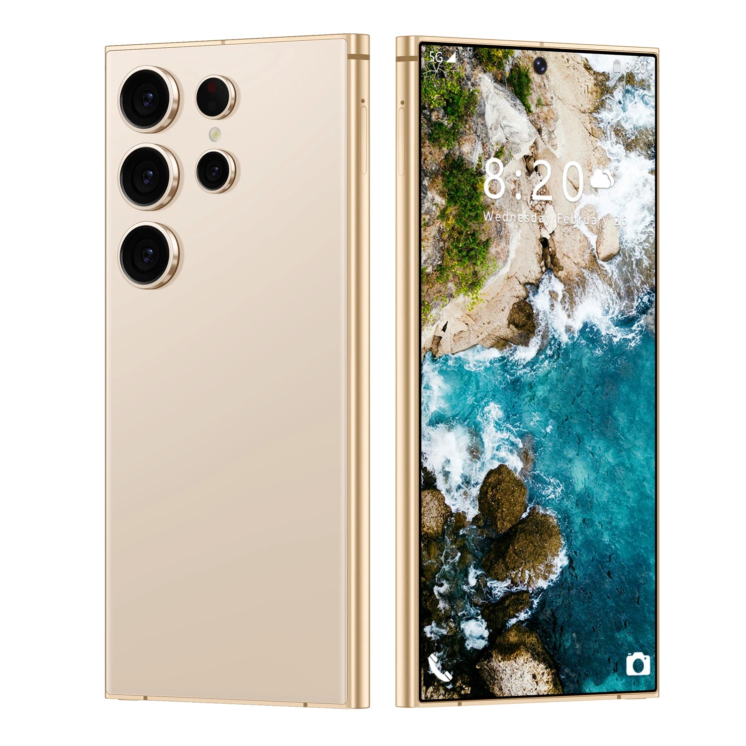 2024 New Style S24 Ultra Phone Original 7.3 Inch HD Screen 4G 5G Smartphones Face Unlocked 8000mAh for Brand New S24 ultra