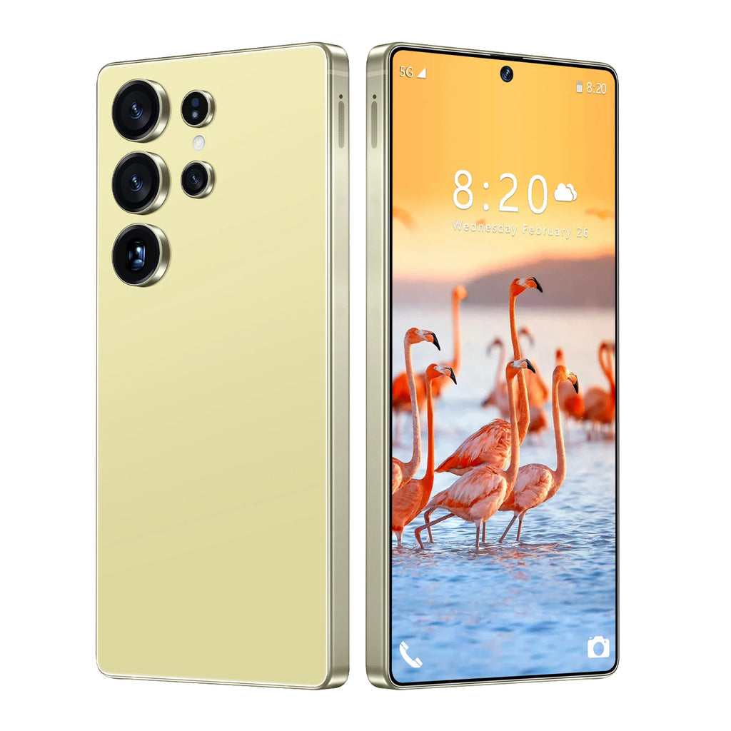 New Global Version S25 Ultra Full-Screen 4G 7.3-Inch Smartphone HD Resolution LTE Cellular OctaCore CPU Waterproof