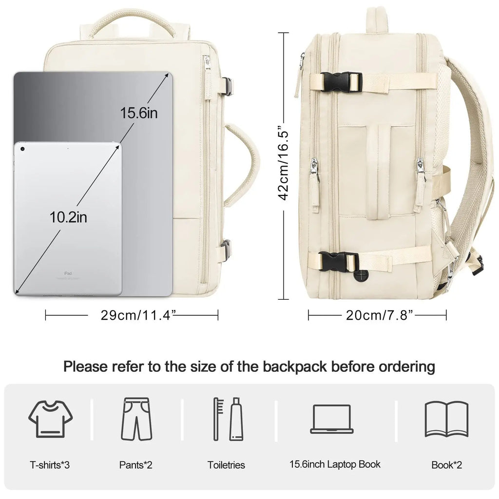 New Women's Extra Large Capacity Travel Backpack Multifunctional Computer Backpack Student Casual Backpack School Bag