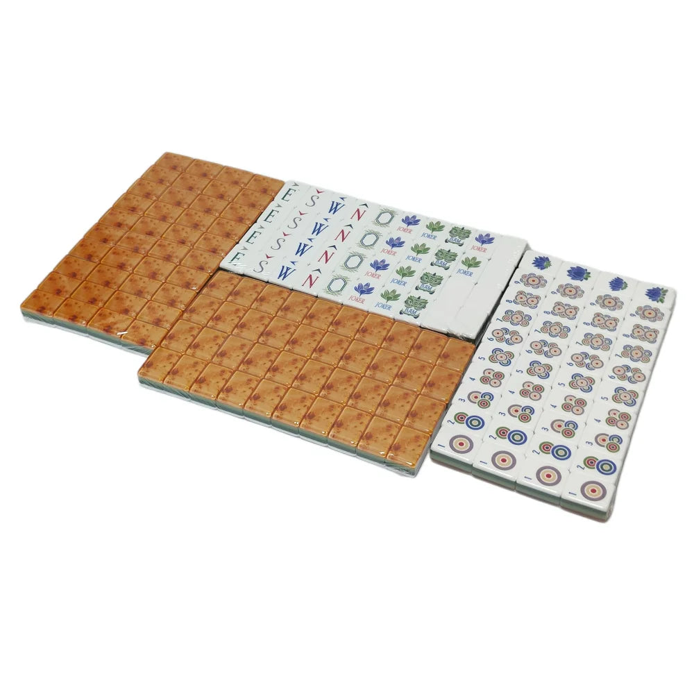 Wholesale Acrylic Pink Crystal 160 Pieces Luxury American Style Singapore Tiles Game Set Modern Western Mahjong