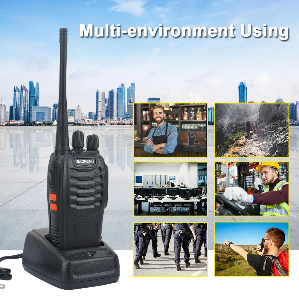 Ht Baofeng Bf 888s Talkie Walkie Bf-888s Uhf Intercom Cb Ham Two Way Radio Call Handheld Walkie Talkie Long Range Walkie-talkie