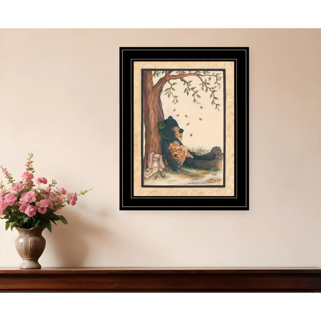 HMS Nap Time 2 Wall Art Black Framed Print for Home Decor