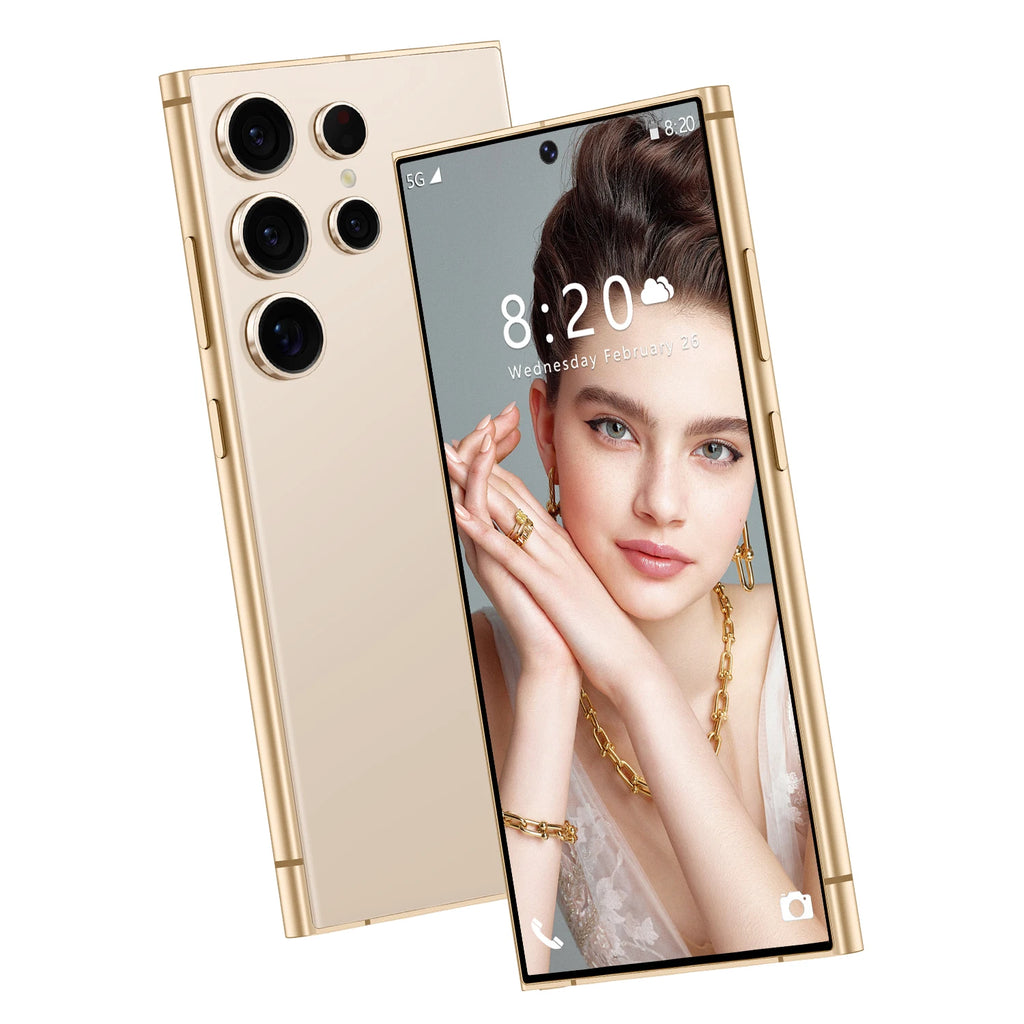 2025 S24 ULTRA 5G Android Smartphone Unlocked Global Version with 16GB+1TB Dual Sim 108MP French Big Screen New S25 Mobile Phone