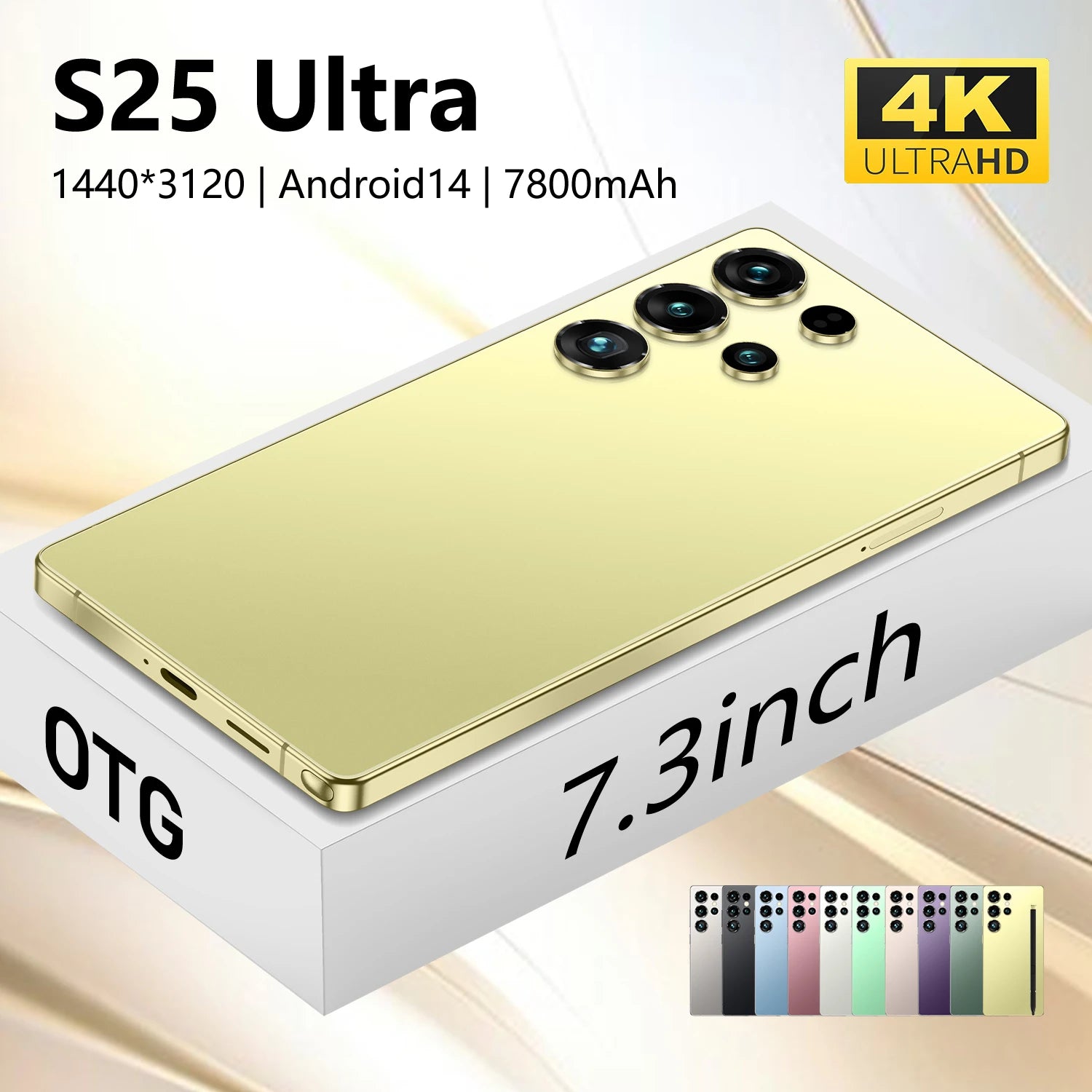 Wholesale Price New Original S25 Ultra Smartphone 22GB+2TB 7.3inch 5G Unlocked Android 14 HD Unlocked Dual Card 200MP Rear