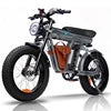 High Powered E Bike 48V 1200W Fat Tire Electric Mountain Bike for Beach Snow Off-road Adventures