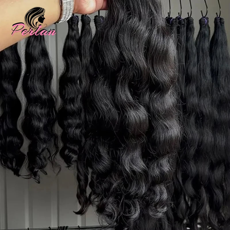 Indian Curly Hair Extension Natural 100% Unprocessed Virgin Raw Indian Bundle Hair Black Women Human Hair Extensions