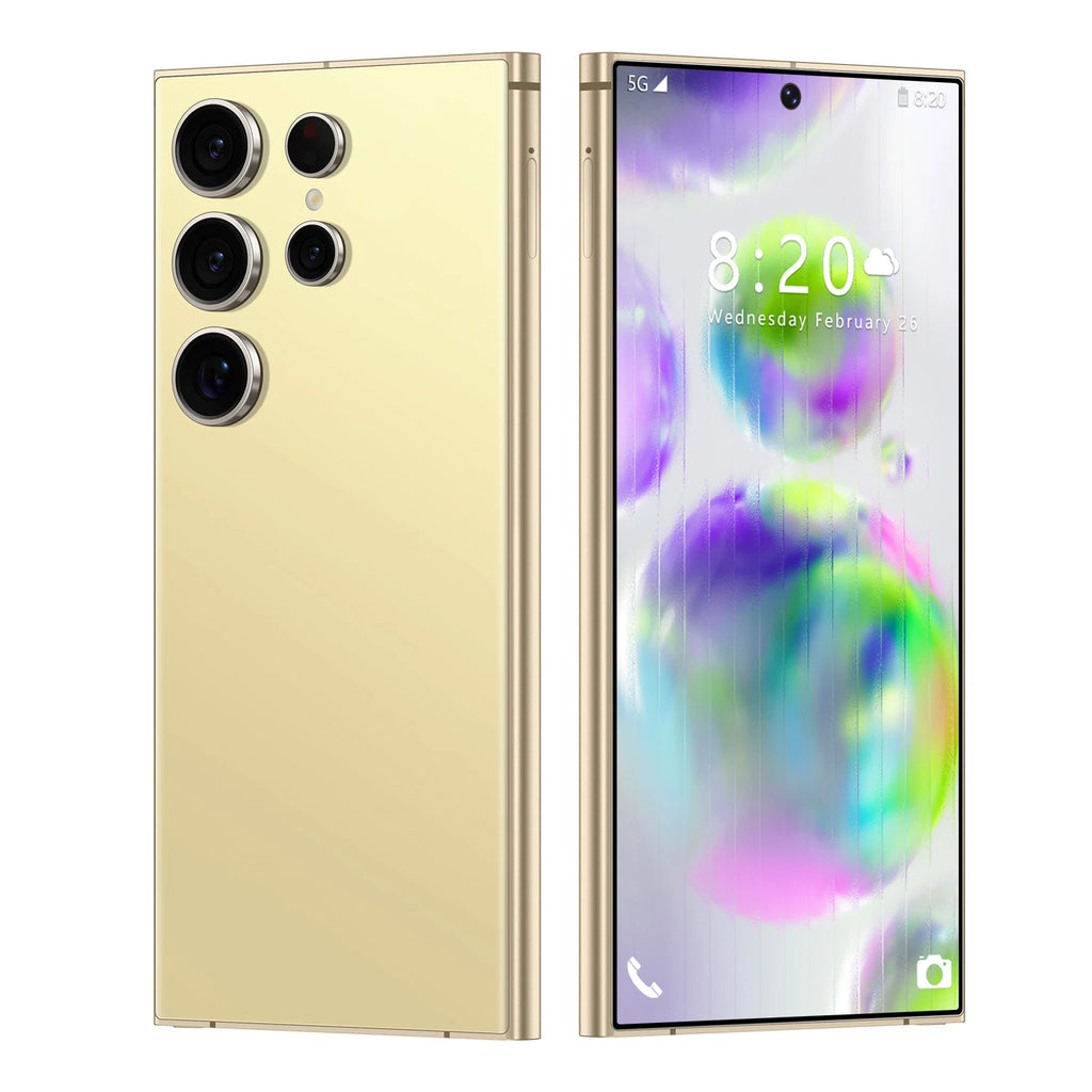 2024 New Style S24 Ultra Phone Original 7.3 Inch HD Screen 4G 5G Smartphones Face Unlocked 8000mAh for Brand New S24 ultra