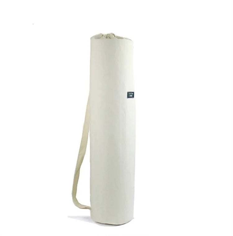 Canvas Yoga Mat Bag for Yoga Mat Carry Bag Gym Mat Backpack Lengthen Yoga Bags Multifunction Storage Bag for Fitness Mat