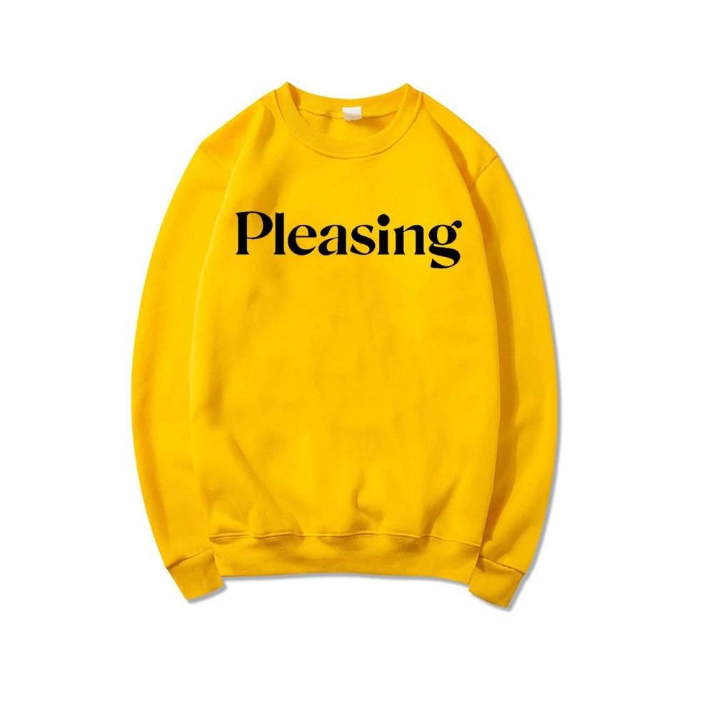 Pleasing Crewneck Sweatshirt HS Pleasing Sweatshirt TPWK Pleasing Hoodie Unisex Crewneck Sweatshirt Long Sleeve Pullovers Tops