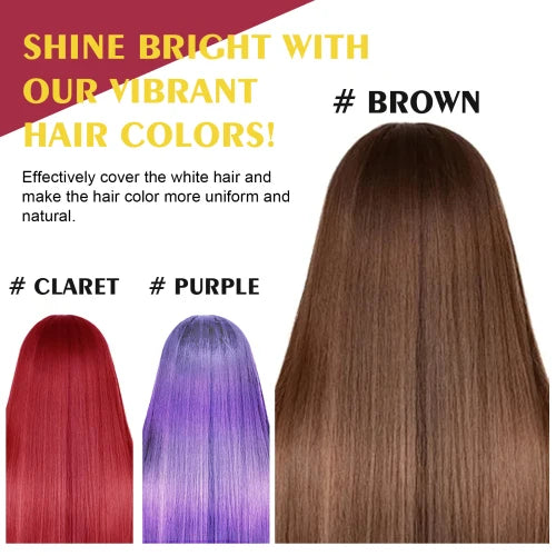 EELHOE Hair Darkening Dyeing Shampoo (Purple) Is Gentle Non-Irritating  Moisturizing The Scalp And Easy To