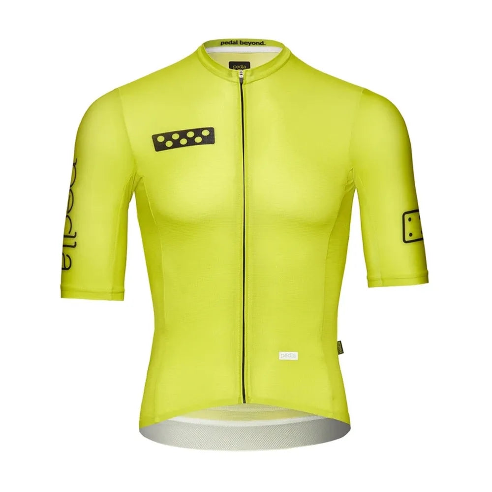 The pedla 2021 Summer Men's New Arrivals Short Sleeve Jersey Maillot Shirt Ciclismo Outdoor Quick Dry MTB Sports Triathlon Tops