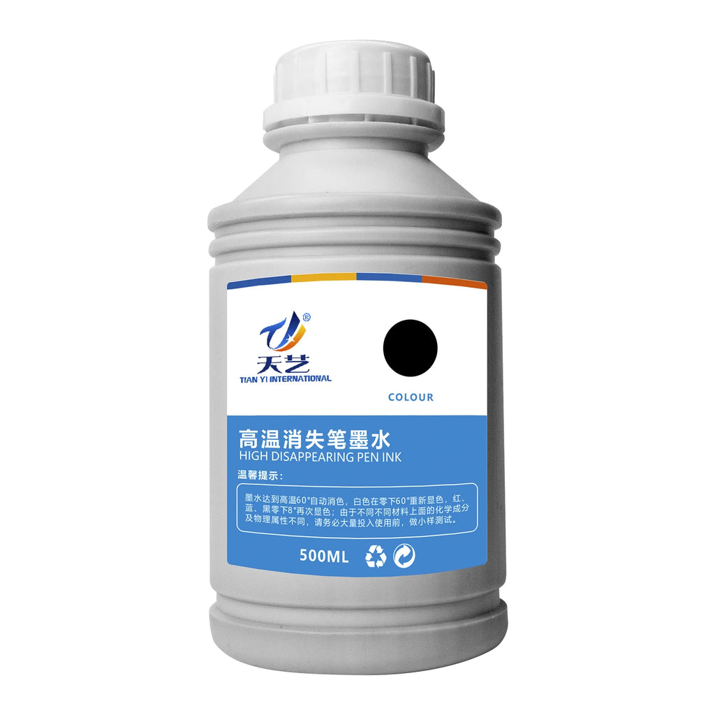 High Temperature Disappear Ink Heat Erasable When Temperature Over 60 Degree 500ml each bottle