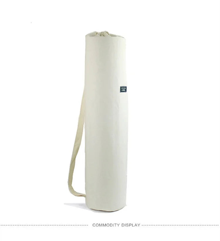 Canvas Yoga Mat Bag for Yoga Mat Carry Bag Gym Mat Backpack Lengthen Yoga Bags Multifunction Storage Bag for Fitness Mat