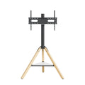 Universal Tripod Floor TV Stand for 40-75 Inch Swivel TV Mount Adjustable Height