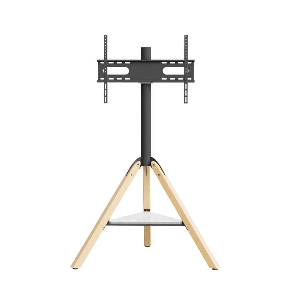 Universal Tripod Floor TV Stand for 40-75 Inch Swivel TV Mount Adjustable Height