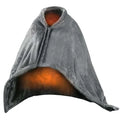 USB Heated Blanket Poncho Shawl Wrap with Zipper 59+31in Electric Heated Throw for Home Office Washable FCJ Traditional Scarf