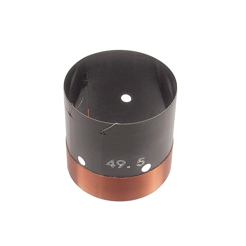 49.5mm Speaker Woofer Voice Coil 2 Inch Home Theater Bass Woofer Repair Parts With Copper Wire Black Aluminum Former