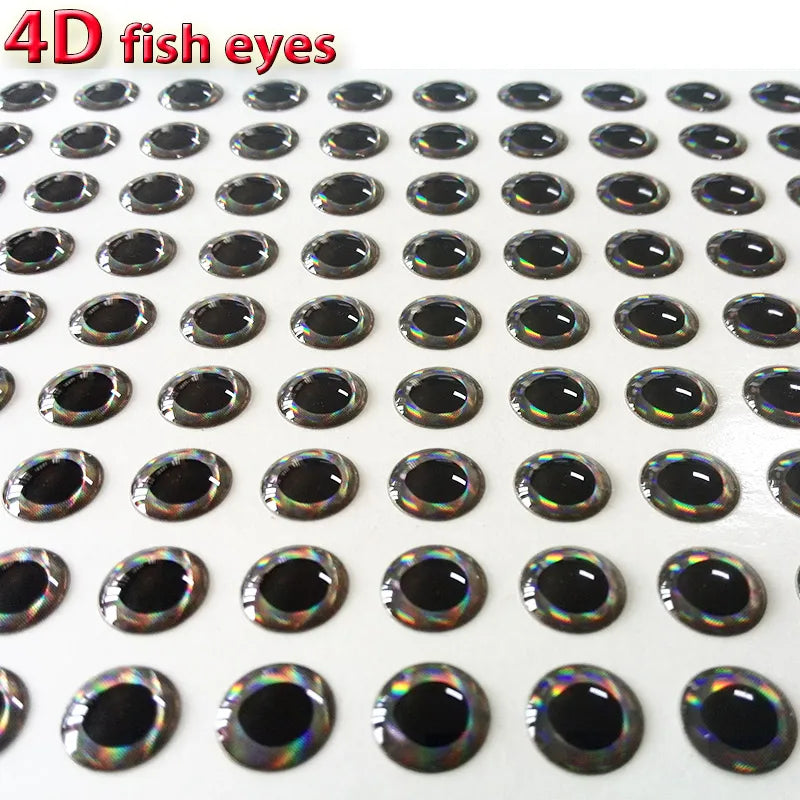 2022 New Arrivals 4D fish eyes fishing lure eyes 4kinds type color special effects in eyes 500pcs/lot very realistic its pretty!