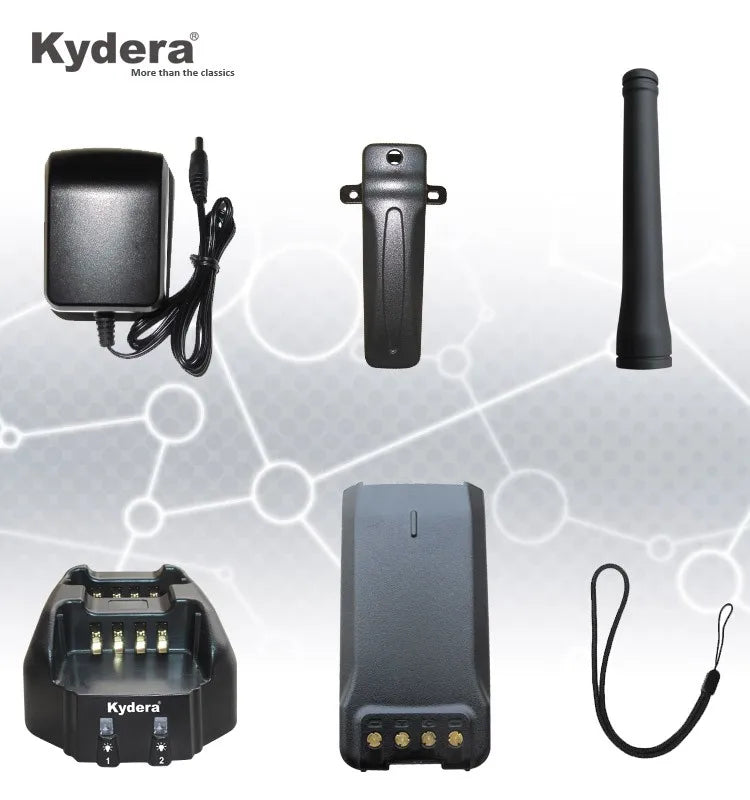 True Digital Dual Band VHF/UHF DMR Radio Transceiver DR-880UV Cross Band Roaming IPx4 Water Resistant 5-10KM Range Walkie Talkie