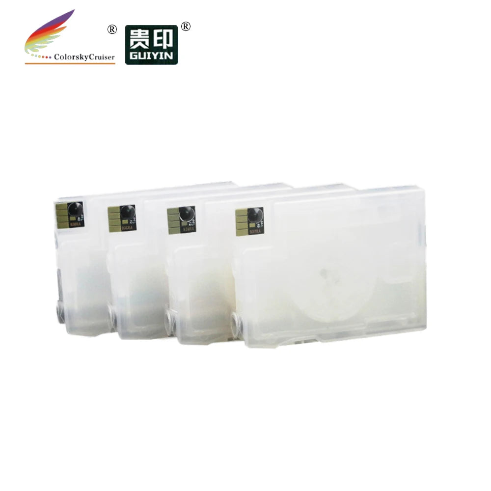 (RCH932XL) Refillable Refill Ink Inkjet Cartridge for HB 932 933 XL 932XL 933XL Officejet 6100 6600 6700 7110 BK C M Y 1 Set